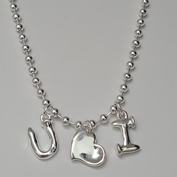 Uno de 50 Necklace • I LOVE U • Silver plated - Picture 9 of 12